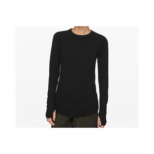 Black LuluLemon Sit in Lotus Sweater